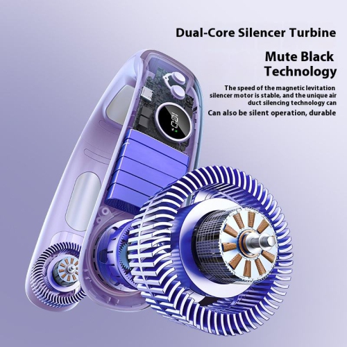 Semiconductor Refrigeration Neck Fan N90 Semiconductor Refrigeration Fan 7.6W Powerful Refrigeration + Ice Pack 8 Hours of Battery Life | 5 Wind