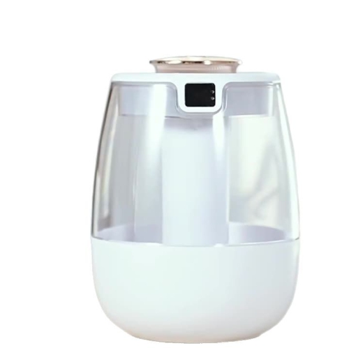 Humidifier large spray, small bedroom home desktop USB air humidifier, home use, humidity digital display, white double spray, UV germicidal lamp
