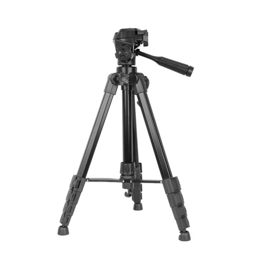 1.6m floor-standing live broadcast mobile phone stand, high-end tripod, smart phone tablet camera Bluetooth photo stand, black