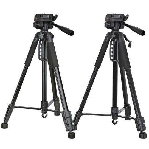 1.6m floor-standing live broadcast mobile phone stand, high-end tripod, smart phone tablet camera Bluetooth photo stand, black