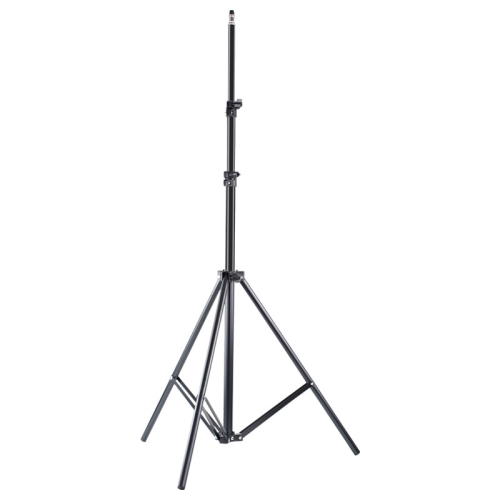 2.1m mobile phone stand, telescopic light stand for live photography, level tripod, floor-standing shooting fill light stand, black
