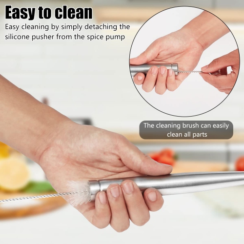 Seringue à dinde en acier inoxydable, presse à dinde pour la cuisson, grande presse à viande pour la cuisson en cuisine