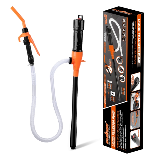 Pompe électrique de transfert de carburant alimentée par batterie pour pompe à essence de voiture de motocyclette avec buse de contrôle de débit,