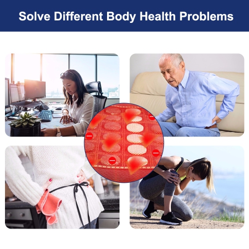 Far Infrared Light Therapy Heating Pad Electric Heating Pad for Pain Relief Foot Back Waist Heating Pad