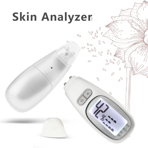Facial Moisture Tester Skin Analyzer Facial Hydration Meter Skin Machine Analyzer Digital Water Oil Tester for Face Skin Care