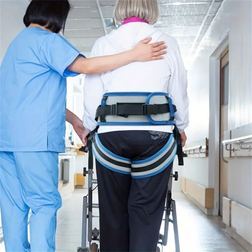 Stroke Recovery Standing Belt Elderly Patient Hemiplegia Standing Aid Walking Rehabilitation Trainer Belt Size L