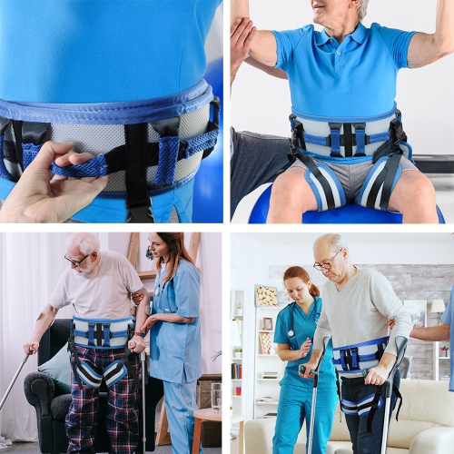 Stroke Recovery Standing Belt Elderly Patient Hemiplegia Standing Aid Walking Rehabilitation Trainer Belt Size L