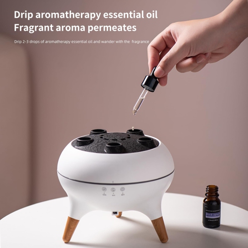 Ultrasonic Atomizer Aromatherapy Machine Essential Oil Diffuser, Desktop Jellyfish Humidifier With Remote Control and LED Light for Bedroom, Office