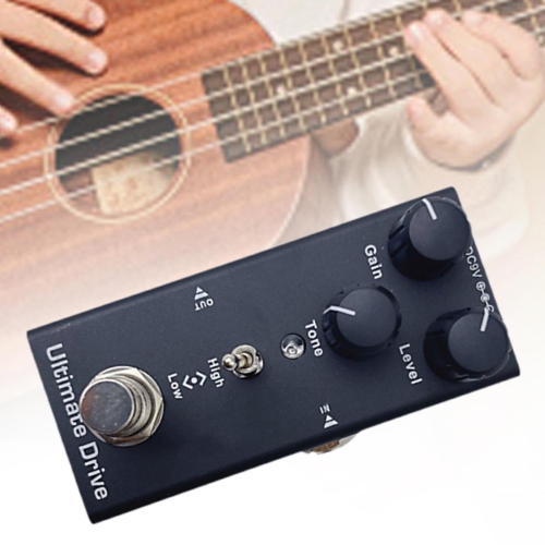 Overdrive | Warm and full sound | For all styles | Professional guitar effects | Black - Extreme Overdrive