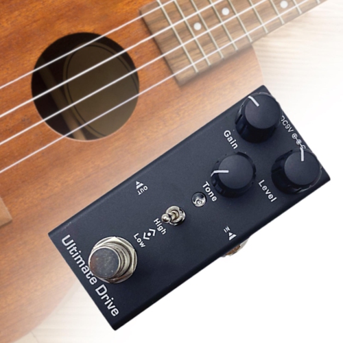 Overdrive | Warm and full sound | For all styles | Professional guitar effects | Black - Extreme Overdrive