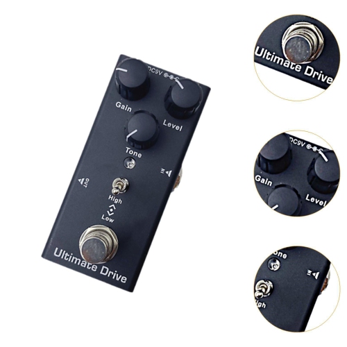 Overdrive | Warm and full sound | For all styles | Professional guitar effects | Black - Extreme Overdrive