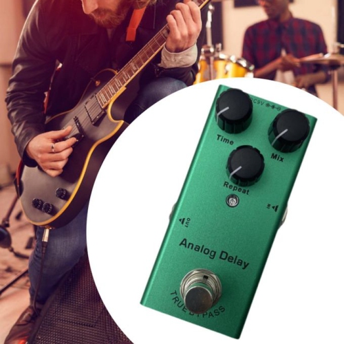 Overdrive | Warm, rich sound | Suitable for all styles | Professional guitar effects | Dark green - Analog Delay