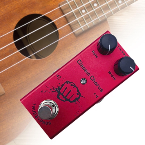 Overdrive | Warm and full sound | For all styles | Professional guitar effects | Red - Classic Chorus