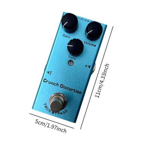 Overdrive | Warm and full sound | For all styles | Professional guitar effects | Blue - British Distortion
