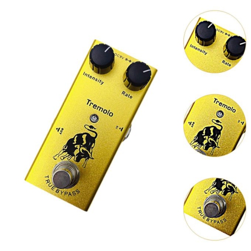 Overdrive | Warm, rich sound | Suitable for all styles | Professional guitar effects | Yellow - Tremolo