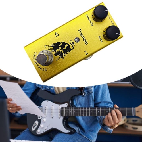 Overdrive | Warm, rich sound | Suitable for all styles | Professional guitar effects | Yellow - Tremolo