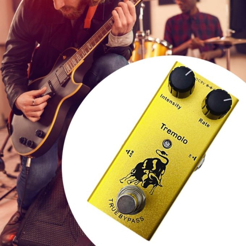 Overdrive | Warm, rich sound | Suitable for all styles | Professional guitar effects | Yellow - Tremolo