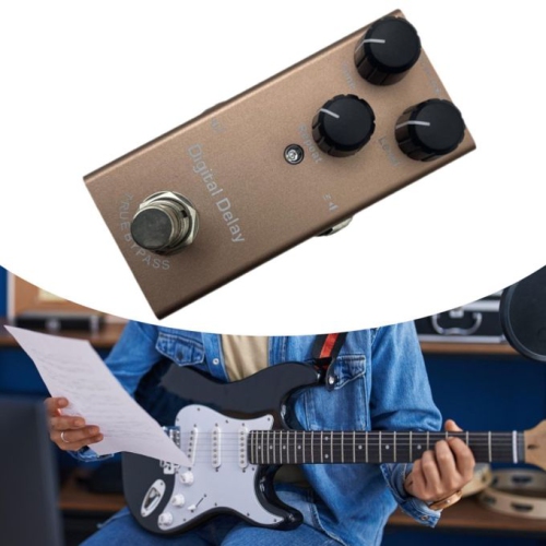 Overdrive | Warm, rich sound | Suitable for all styles | Professional guitar effects | Brown - Digital Delay