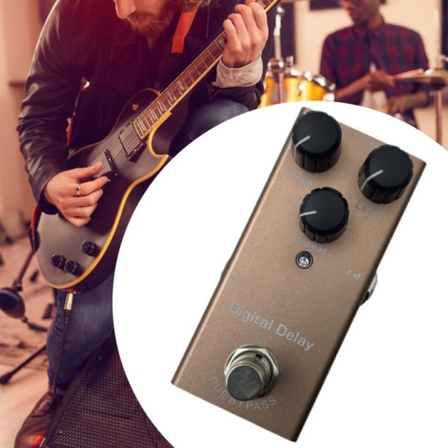 Overdrive | Warm, rich sound | Suitable for all styles | Professional guitar effects | Brown - Digital Delay