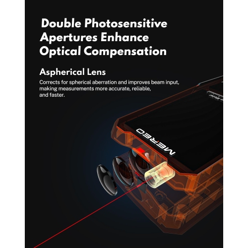 Distance Compteur laser infrarouge Distance Compteur laser Règle électronique portative - 50&nbsp;m/164&nbsp;pi