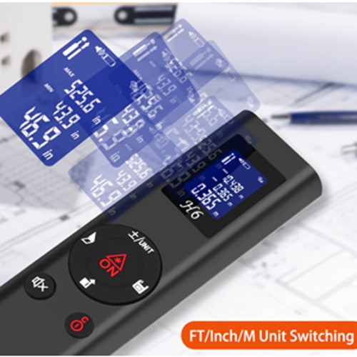 Pocket mini chargement TYPE C 40 mètres télémètre laser portatif mesure la distance de la fonction de stockage haute précision