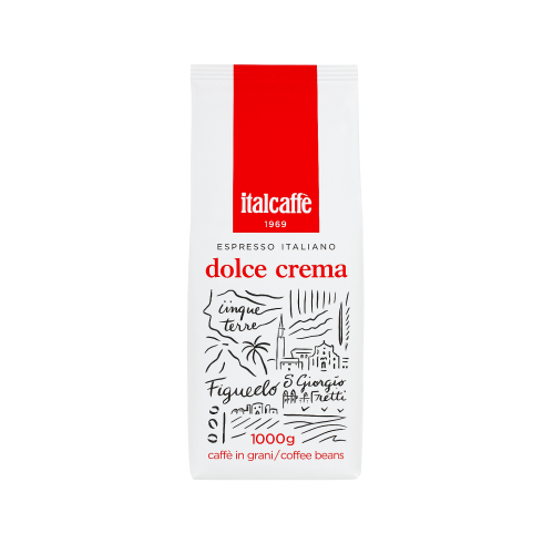 Italcaffe ESPRESSO Dolce Crema Coffee Beans 1kg