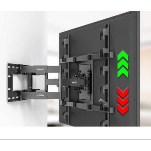 Full Motion TV Wall Mount with Built-in Cable Management for 50 to 90 Inch TVs, AG90