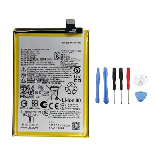 Replacement Battery & Repair Tools Compatible for Motorola Moto G Stylus 5G 2024, QS50