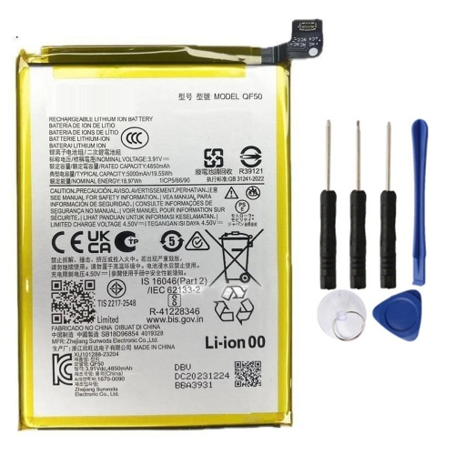 Replacement Battery & Repair Tools Compatible for Motorola Moto G04 / G34 5G / Moto G Play 2024, QF50