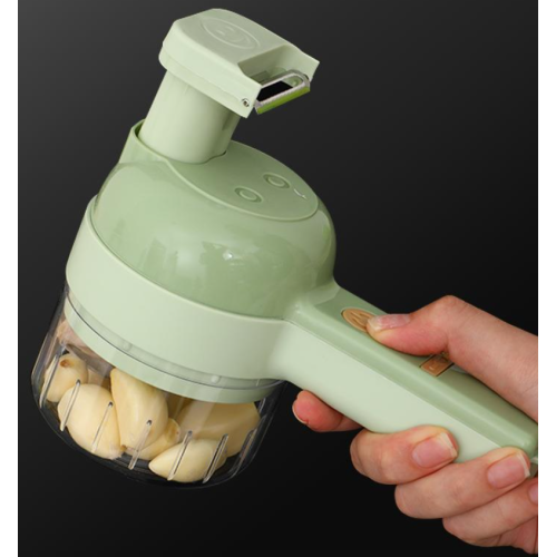 Multifunctional garlic masher, Gatling electric vegetable cutter, kitchen daily tools vegetable/meat chopping electric food processor, detachable