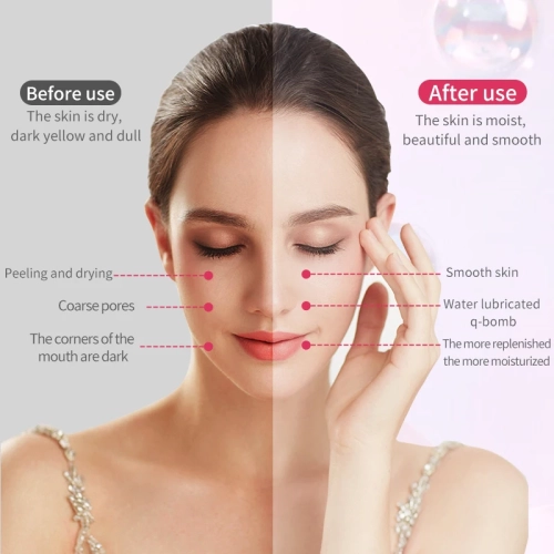 Facial steamer with hot and cold spray, beauty salon aromatherapy essential oil facial humidifier, sprayer, home beauty moisturizing instrument,