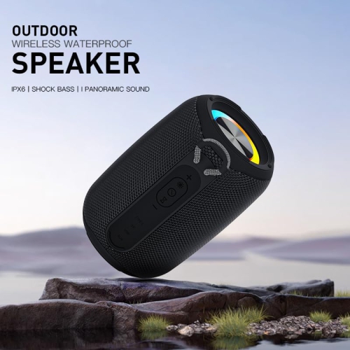 Nouveau haut-parleur d'extrêmes graves intelligent, petit canon en acier de grande qualité de fête extérieure, haut-parleur Bluetooth étanche à