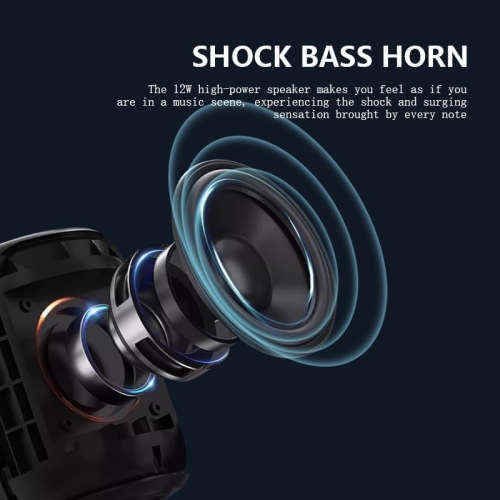 Nouveau haut-parleur d'extrêmes graves intelligent, petit canon en acier de grande qualité de fête extérieure, haut-parleur Bluetooth étanche à