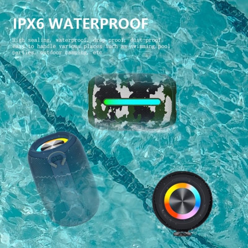 Nouveau haut-parleur d'extrêmes graves intelligent, petit canon en acier de grande qualité de fête extérieure, haut-parleur Bluetooth étanche à