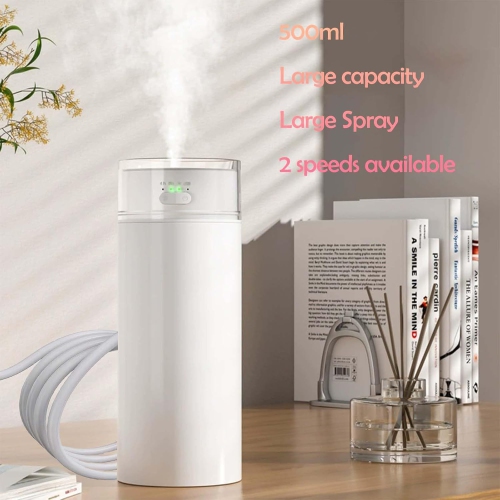 Portable small bedroom humidifier glare atmosphere light replenishment portable car humidifier suitable for travel bedroom air humidifier H11 battery