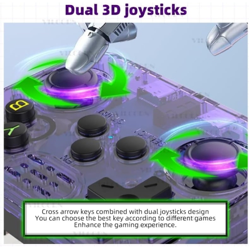 R36S Retro Handheld Game Console 3.5 Inch IPS Screen Video Game Console Player Built-in 22000 Games 128G Support GBA GB MAME 26 Emulator Kids Gift