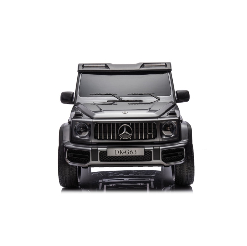 XXL édition Premium Mercedes Benz G63 AMG 24&nbsp;V, porteuse pour enfants, 4RM, roues en caoutchouc, sièges en cuir, avec RC
