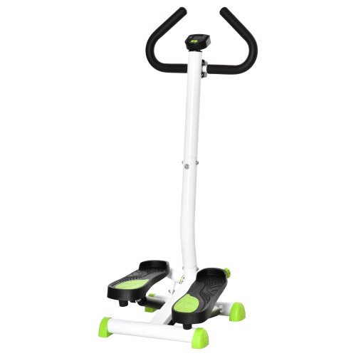 Image 1 of 9.. Soozier Stepper Exercise Machine with Handlebar, Twist Stair Stepper, Aerobic Workout Equipment w/ Adjustable Resistance, LCD Monitor for Home Gym,