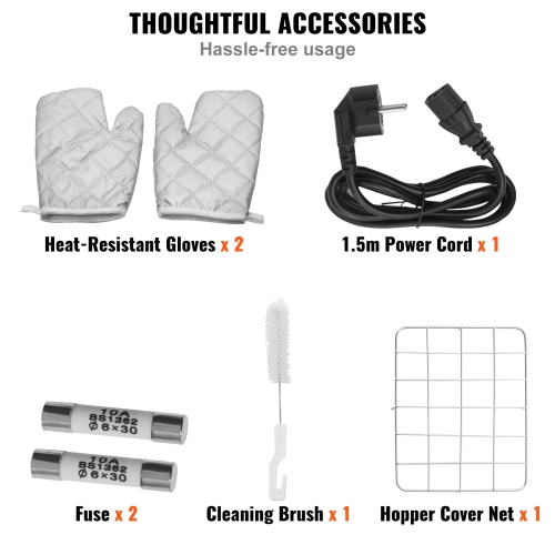 VEVOR 850W Electric Oil Press Machine, Stainless Steel Oil Extractor Machine, Adjustable 0-300℃ / 32 - 572 ℉ Temperature, Hot Press Oil Expeller for