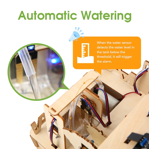 Trousse de démarrage IdO de la ferme intelligente ESP32 d'ACEBOTT avec Arduino/ACECode - Trousse de programmation STIM éducatif à faire soi-même pour