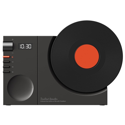 MYACUC  Vintage Vinyl Record Player Style Bluetooth Speaker, Phonograph Style Retro Bluetooth Speaker, Good Bass Enhancement Loud Volume Gift For