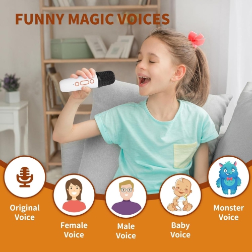 Wireless karaoke bluetooth speaker, children's karaoke family ktv microphone all-in-one microphone speaker, suitable for gifts for girls and boys