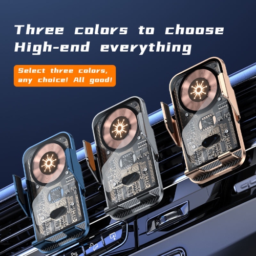 New semiconductor car mobile phone holder, automatic opening and closing infrared induction wireless fast charging car, automatic clamping