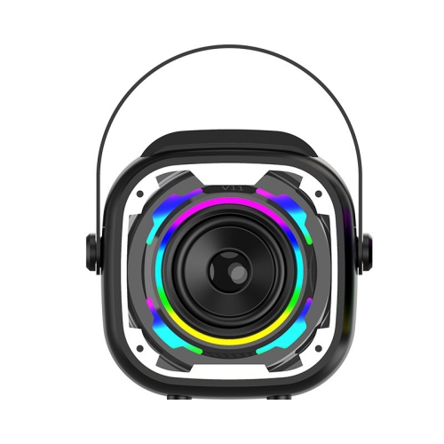 THE WAY  New V11 All-In-One Karaoke Outdoor Portable Desktop Small Subwoofer Speaker, Wireless Bluetooth Microphone Speaker, Wireless Karaoke