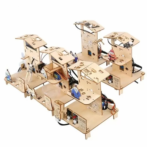 ACEBOTT QE024 ESP32 5-1n-1 Smart Home Education Kit - Level 2, STEM Robotics Science Kits for Students Age 12+, Engineering Projects STEAM Activities