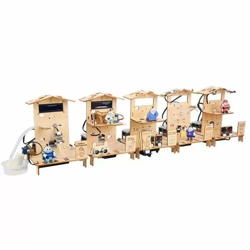 ACEBOTT QE024 ESP32 5-1n-1 Smart Home Education Kit - Level 2, STEM Robotics Science Kits for Students Age 12+, Engineering Projects STEAM Activities