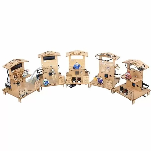 ACEBOTT QE024 ESP32 5-1n-1 Smart Home Education Kit - Level 2, STEM Robotics Science Kits for Students Age 12+, Engineering Projects STEAM Activities