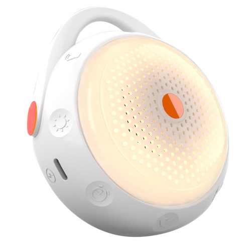 MYACUC  Sleeping Aids Portable Noise Sleep Aid Night Light Sound Sleep Machine In White