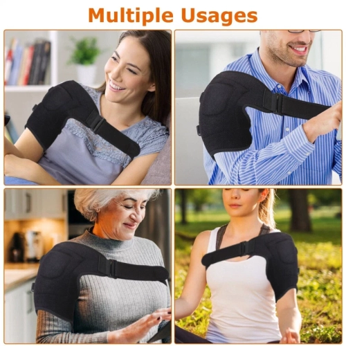 Electric Heating Shoulder Strap 3-Mode Temperature Control Heated Shoulder Brace Heating Pad Therapy Heat Wrap