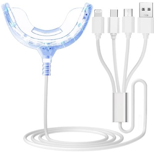 Teeth Whitening Accelerator Light, Blue Light LED Teeth Whitening Enhancement Light, Suitable for Travel and Home Use